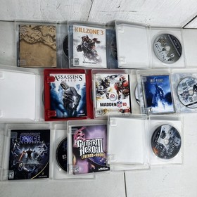 Sony PlayStation 3 Slim PS3 CECH-3001A Console Bundle 10 Games + Digital Games!