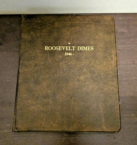 Harco Roosevelt Dimes 1946--  Plastic Coin Pages Album  - Pre-owned
