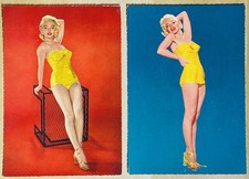 Marilyn Monroe Calendar Postcard 1953 Powolny How to Marry a Millionaire Set/2