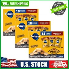 3 Box Pedigree Choice Cuts In Gravy Adult Soft Wet Dog Food 3.5 Oz 18 ct Box