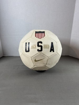 Official 2013 Team USA Commemorative New White Soccer Ball USMNT USWNT World Cup