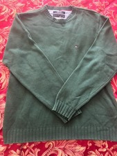 Tommy Hilfiger Men's Crew Neck Sweater, Size Large, Green NWT