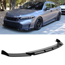 Frontspoilerlippe Frontlippe Spoiler Lip Glänzend Schwarz Für Honda Civic HR-V