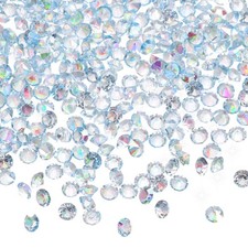 16800 pièces confettis dispersés de table de mariage diamant, faux diamants 3 mm (bleu vif)