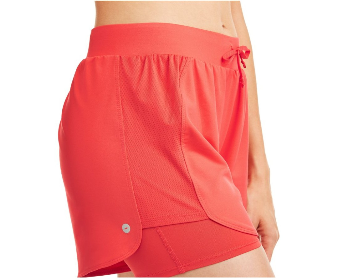 Avia Women's Moisture Wicking Running Shorts With Bike Liner Size