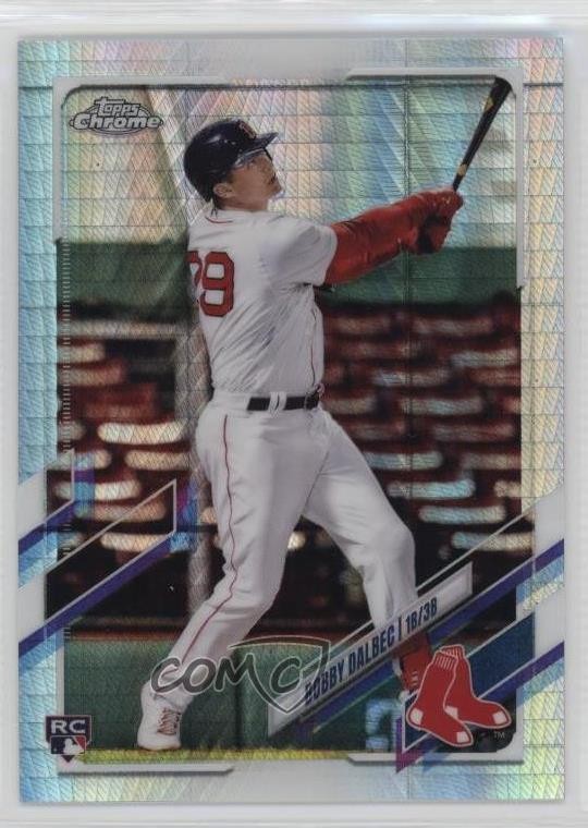 2021 Topps Chrome Prism Refractor Bobby Dalbec #151 Rookie RC 13j6