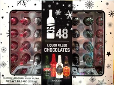 VSC Liquor Filled Chocolates Gift Box 48 ct 18.6 oz