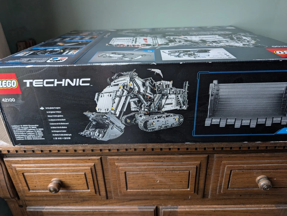 LEGO Technic Liebherr R 9800 Modello #42100 **SOLO SCATOLA VUOTA** - Immagine 4 di 4