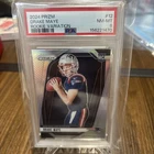 2024 Panini Prizm Drake Maye #12 Rookie Silver Prizm Variation PSA 8 Patriots