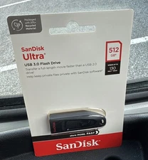 SanDisk SDCZ48-512G-AW46 USB 3.0 (512 GB) Ultra Flash Drive Brand New Sealed