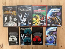Nintendo GameCube Bundle * Goldeneye * Extreme G 3 * Wrestlemania * 18 Wheeler