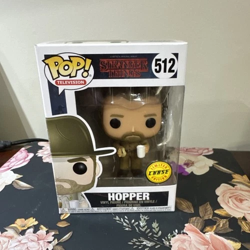 Funko Pop! Vinyl: Stranger Things - Jim Hopper (w/ Donut) (Chase) #512