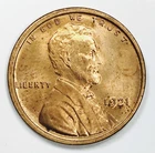 *1921 LINCOLN WHEAT CENT* *GEM BU+++ RED* *CONDITION RARITY* NR #G3875