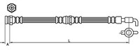 Metzger Bremsschlauch 4110871 FüR Mazda, Vorderachse Links, Vorderachse Rechts