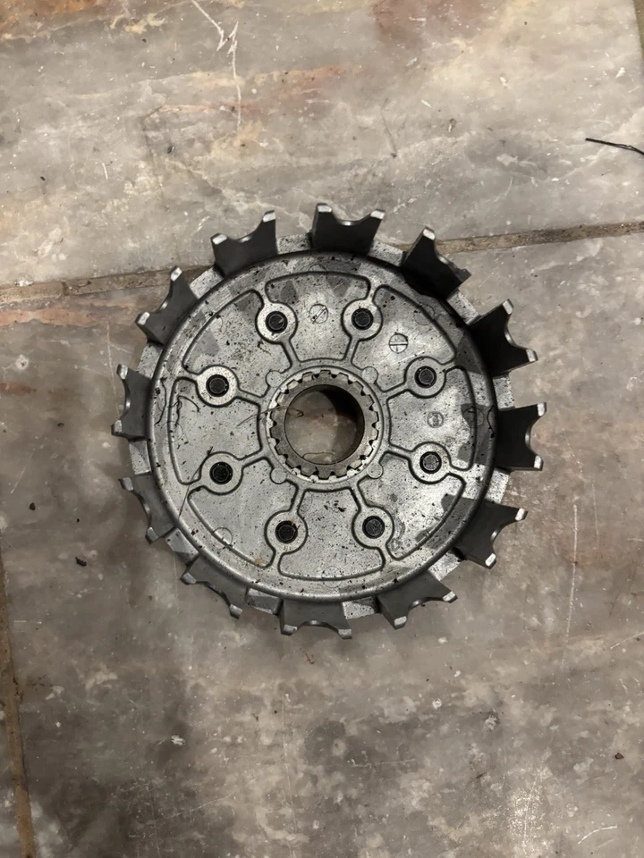 2006 05-08 KAWASAKI KX250F OEM CLUTCH BASKET & CENTER HUB 13095-0049 - Image 4 of 4