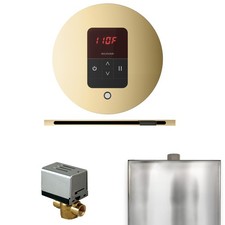 Mr Steam BBRL Basic Butler Linear Package Steam Shower Control - Brass