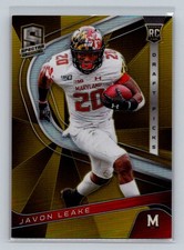 2020 Panini Chronicles Draft Picks #12 Javon Leake Spectra Draft Picks Gold #/10