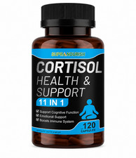 Cortisol Support Supplement Ashwagandha Rhodiola 11-in-1 Women 120 Capsules