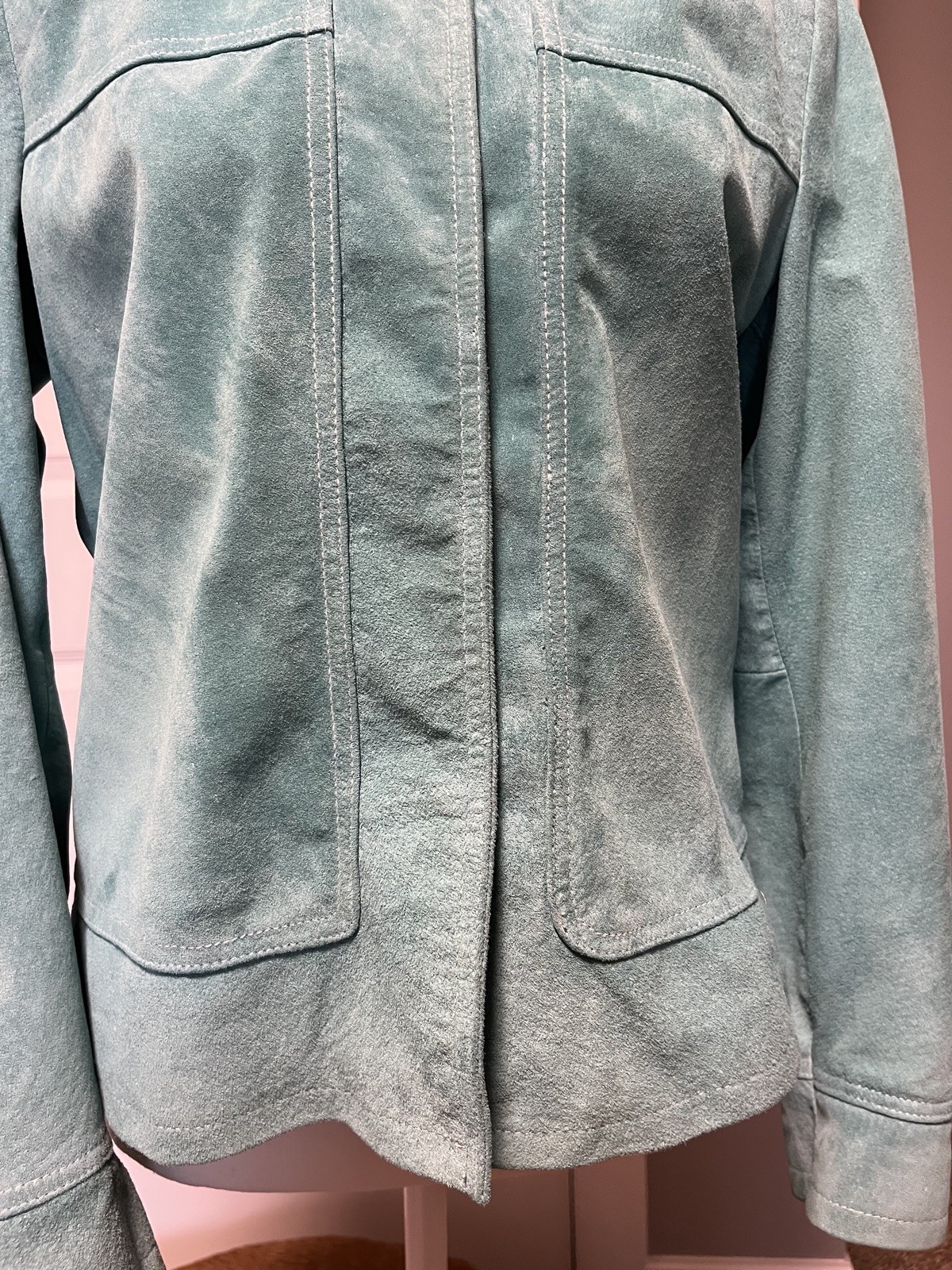 Marshall Fields Medium Suede Leather Jacket coat … - image 9