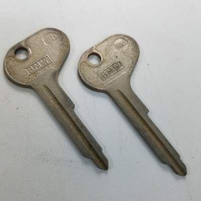 Lot of 2 Uncut Key Blanks B80NR BM3 for BMW ESP USA Ilco Num BMW1 Pin Frosted