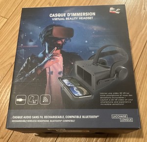 Virtual Reality Headset Black Smartphone Rechargeable Wireless Headphone + More