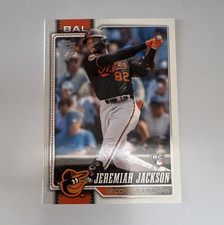Topps 2023 Series 1 Jeremiah Jackson Baltimore Orioles Rookie Baseball Card #277. rookie card picture