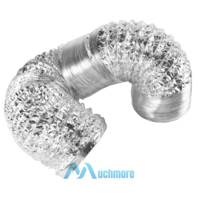 inch Feet Extra Thick Aluminum Foil Flexible Ducting Dryer