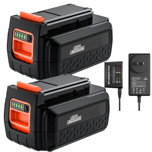 NEW Lithium Battery/Charger Replacement for Black and Decker LBX36 LBXR36 LB36 - Picture 24 of 24