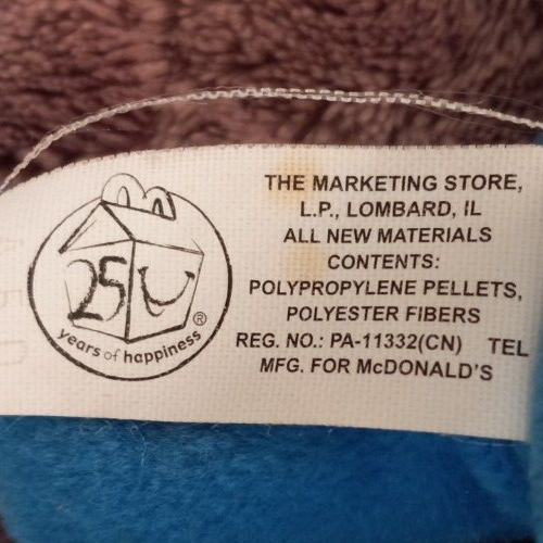 Ty Teenie Beanie Baby Happy Meal McNuggets The Bear 25e anniversaire McDonald #5 - Photo 4/5