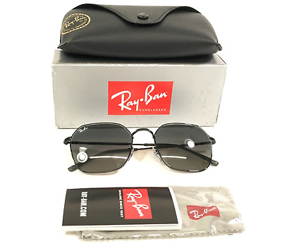 Ray-Ban Sunglasses RB3694 JIM 002/71 Black Hexagon Frames Ray-Ban Sunglasses RB3694 JIM 002/71 Black Hexagon Frames