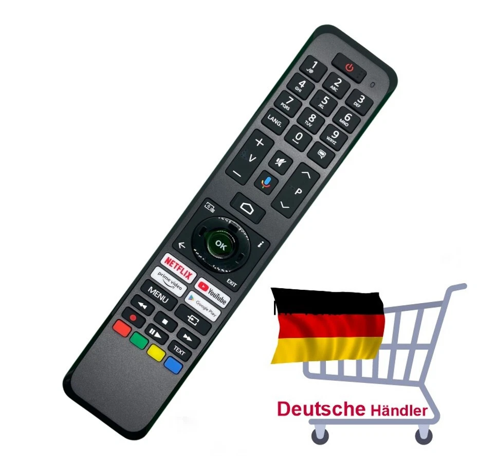Ersatz Fernbedienung RC43160N Telefunken TV , TOSHIBA , MEDION