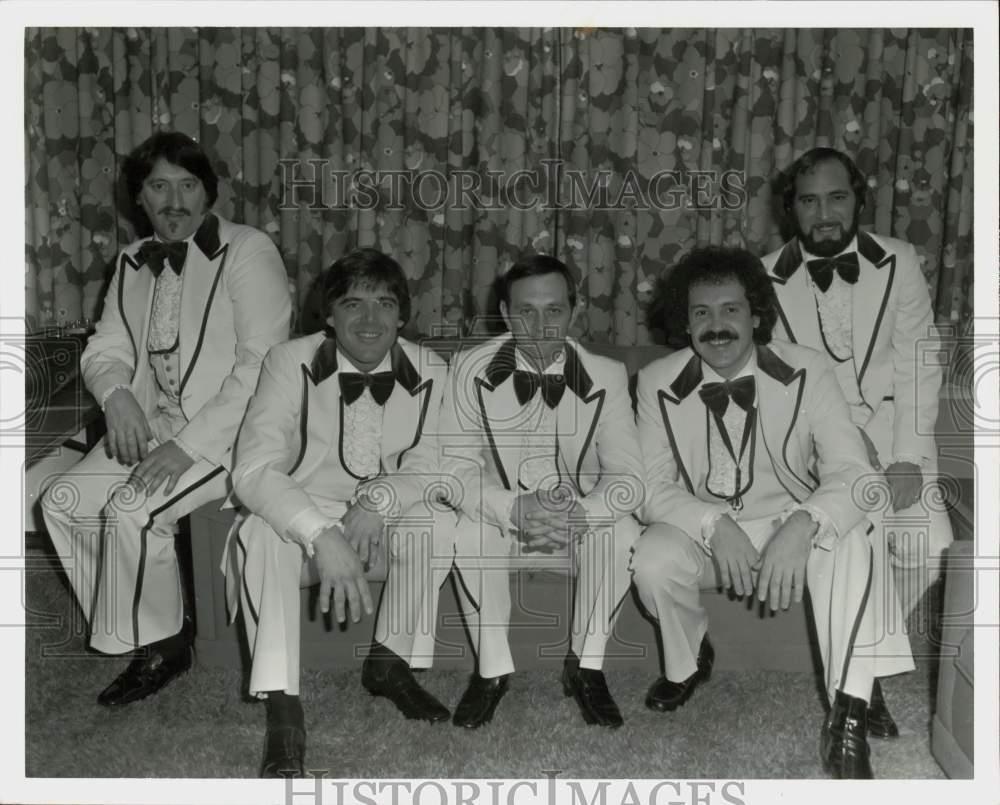 Press Photo Members of Joe Canata and New Victorians music Press Photo Members of Joe Canata and New Victorians music