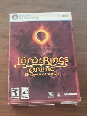 Lord of the Rings Online: Shadows of Angmar (Midway, 2007, PC CD-ROM)