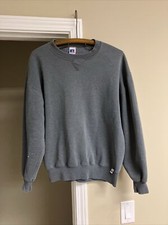 Vintage Russell Athletic Sweatshirt Mens Large Gray Crew Neck Blank Made In USA