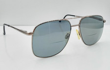 Vintage Giorgio Vincente GV330 Gunmetal Pilot Metal Sunglasses Japan FRAMES ONLY