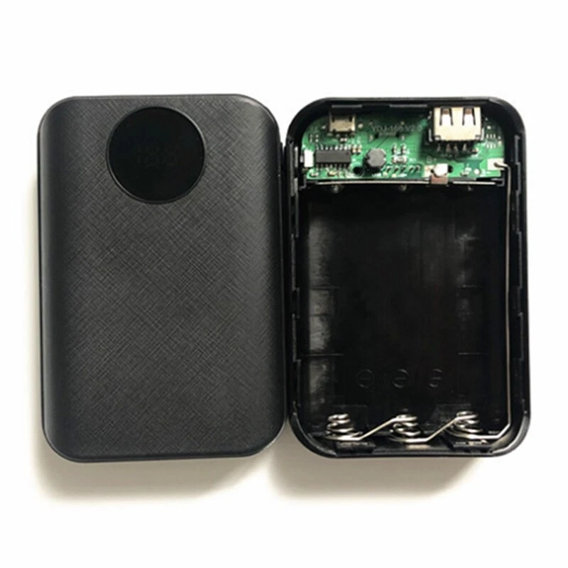 Power Bank Box 3X18650 Battery Pack DIY Smart Charge Fast Charger LED Light Power Bank Box 3X18650 Battery Pack DIY Smart Charge Fast Charger LED Light