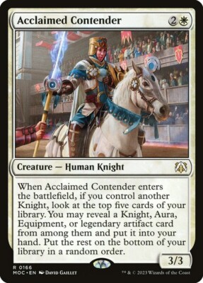 Acclaimed Contender [March of the Machine] MTG