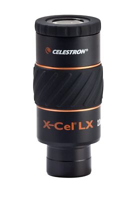 Celestron X-Cel LX Series Eyepiece - 1.25 2.3mm 93420, Black 1.25'' 2.3 mm