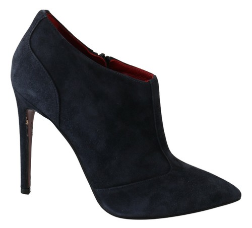CARRI Shoes Navy Blue Suede Pointed Toe 