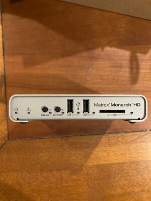 MATROX MONARCH HD MHD/I HDMI VIDEO STREAMING & RECORDING DEVICE - Unused