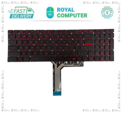 MSI GS60 GE62 GV62 GL63 GS70 GT72 GP72 GL72 GE72 Tastatur mit Hintergrundbeleuchtung für UK rot 