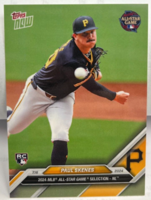 Paul Skenes 2024 Topps Now MLB All-Star Game SP #ASG-PS 
