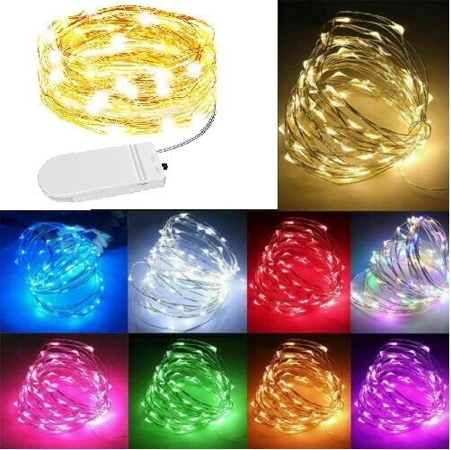 Copper wire 2024 battery lights