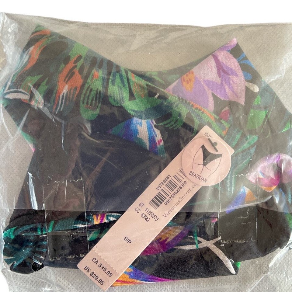 VICTORIA'S SECRET SWIM Full Coverage Bikini Top, 34B, Brazillian Bottom