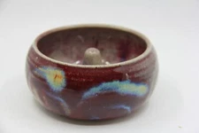 Beautiful Purple and Blue Handmade Pottery Juicer Functional Art