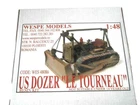 US DOZER “LE TOURNEAU”  - Wespe Models 1:48 SCALE - resin kit 48086