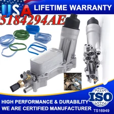 Engine Oil Cool and Filter Housing Adapter Kit for Jeep Cherokee 3.2L V6 11-2016