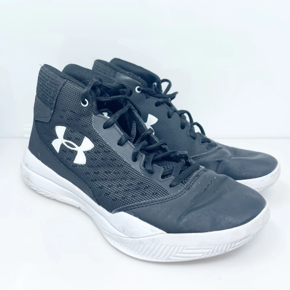 Under Armour Womens Jet 3020633-100 Black Basketball Shoes Sneakers Size 8.5 - Image 2 of 4