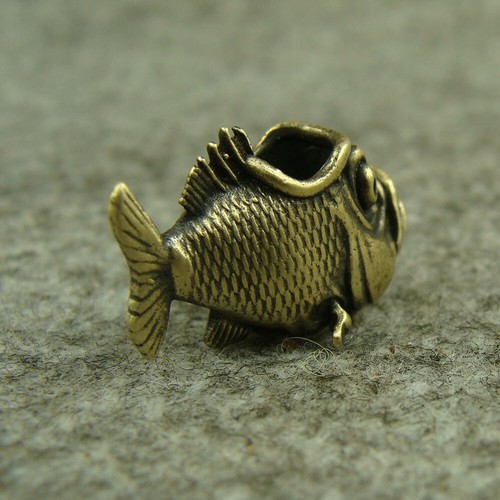 Brass "Animal Head" Paracord Beads Knife Lanyard Bead Zipper Pull Beads Pendant - Picture 78 of 89