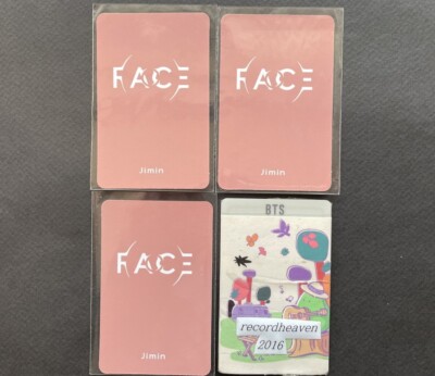 BTS-JIMIN FACE LUCKY DRAW EVENT 3 POWERSTATION PHOTO CARD FULL SET